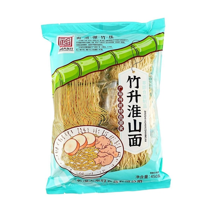 Bamboo Chinese Yam Noodles, 15.87 oz 【Guangdong Specialties】