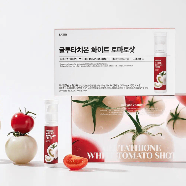 Glutathione White Tomato Drink 14 Sticks N Portable Liquid Drink