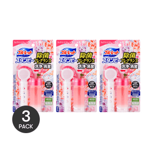 【お徳用】ブルーレット スタンピー トイレ用液体消臭ジェル #フレグランスフローラル*3