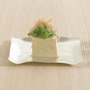 Japanese 100% Tin Flexible Foldable Dish Plate Kazahana 5.1× 5.1 inch S