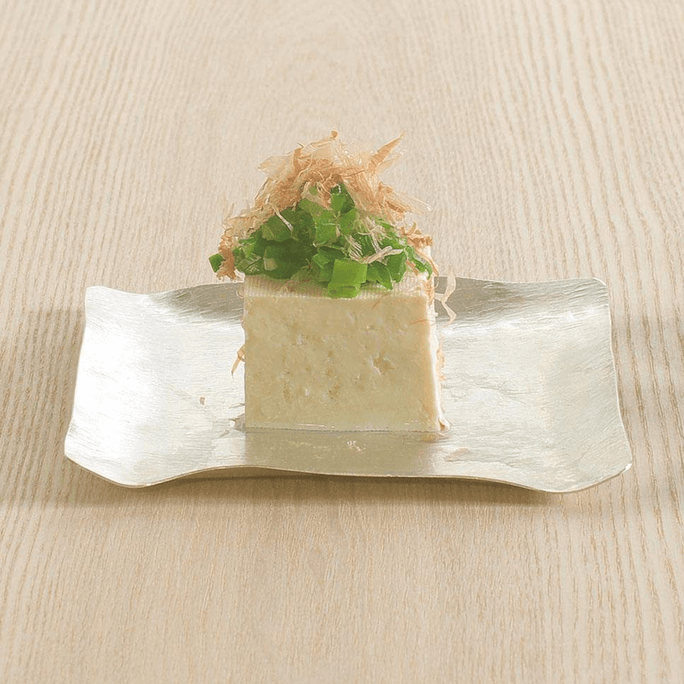 日本SHOURYU鈴上 靈活可折疊錫製餐盤西餐盤日餐盤甜點盤 任意改變形狀 風花花紋 13×13cm S