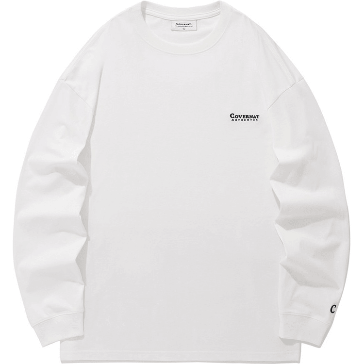 Unisex Essential Long Sleeve Tee Shirt White XXL - Yami.com