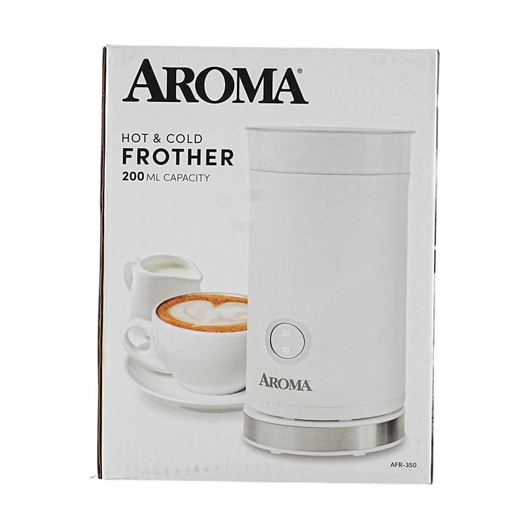 4-in-1 Cold & Warm Milk Foam Maker and Steamer with Auto-Off One-Touch Controls 200ml 5