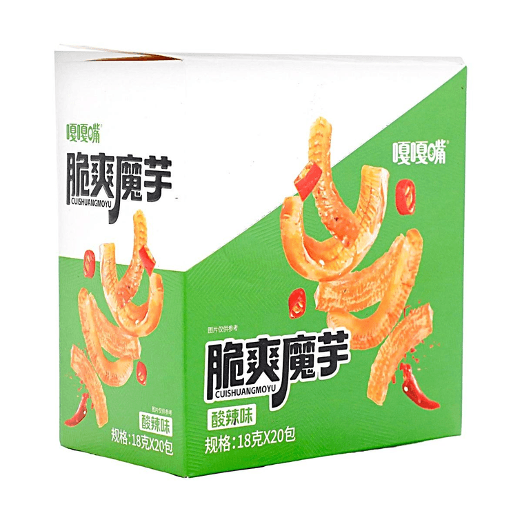 こんにゃくスナック ホット＆サワー味 20袋入り 12.69オンス 4