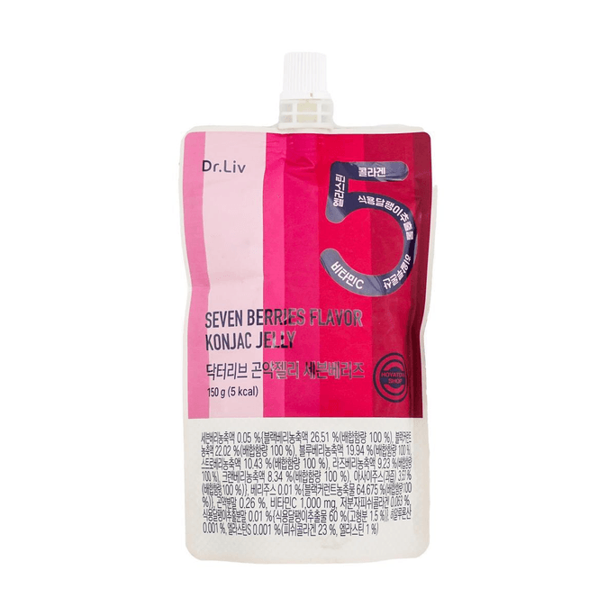 곤약 젤리 - 혼합 베리 맛 5.3 fl oz