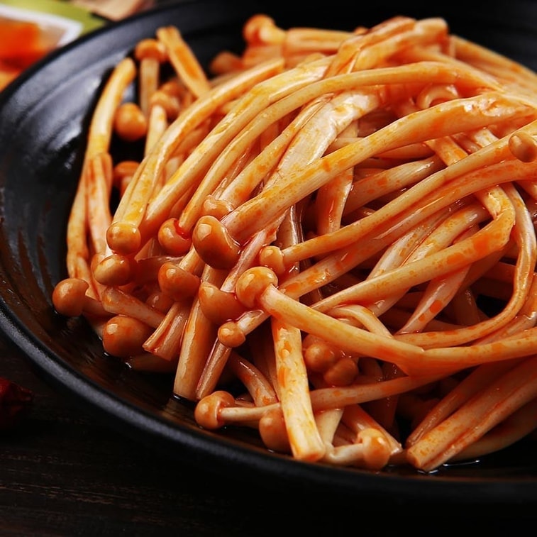 金大洲 【店慶大促】香辣金針菇 美味下飯零食小吃【內3包】180克*1袋