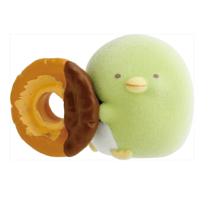 【日本直邮】SAN-X 角落生物 甜甜圈植绒小摆件 企鹅