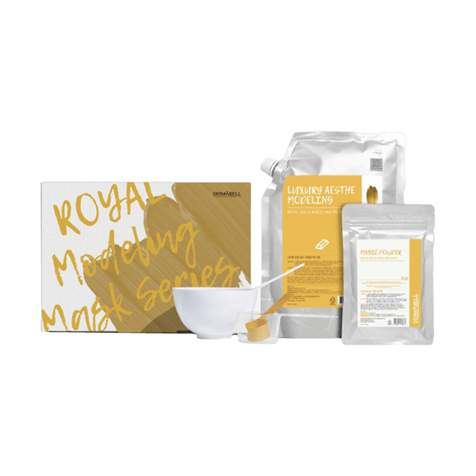 韩国DERMABELL德玛贝尔 黄金水光软膜 院线同款涂抹式凝胶面膜 550g 抗皱Q弹紧致 熟龄肌克星