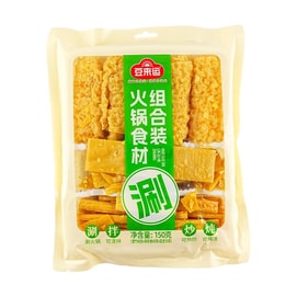 豆来运 火锅食材组合装 150g【响铃卷+豆皮+腐竹 一包纵享美味】