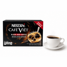 越南 L.A. Lucky 雀巢 NESCAFÉ 風味純黑咖啡 即溶咖啡 15條裝 香濃醇厚