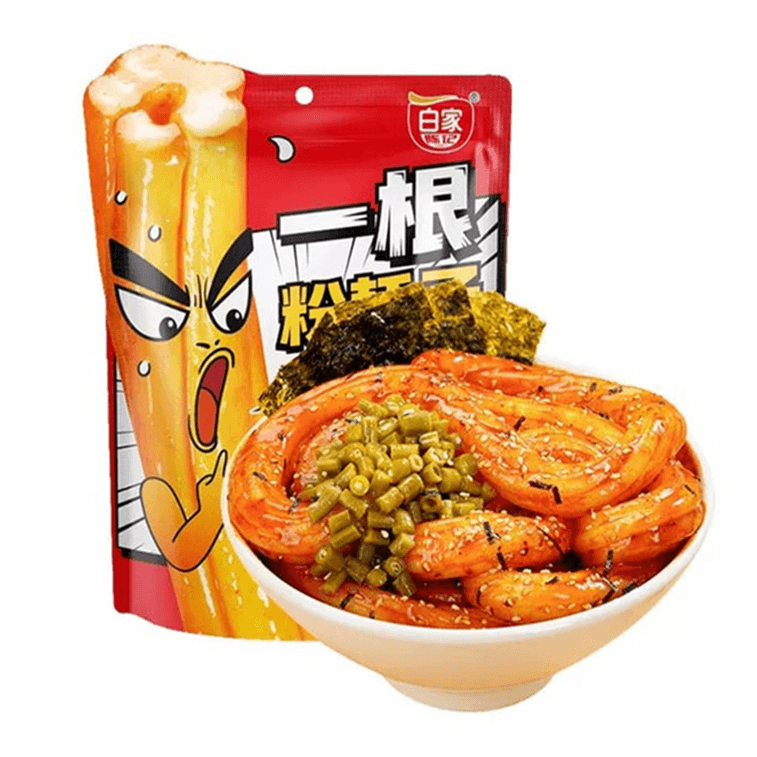 [중국 직배송] 아콴 사천식 달콤매콤 감자면 (양념봉 포함), 간편식, 동북 감자면, 228g 3
