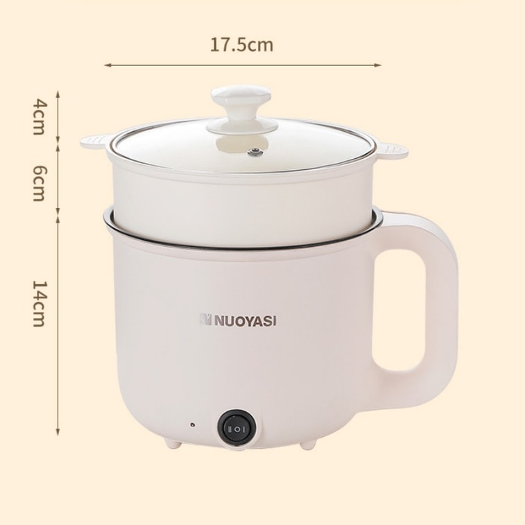 1.8L multifunctional electric cooker blue+rack 1 bunch 3