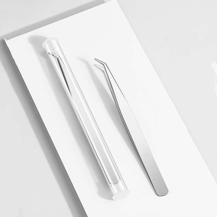 마리안 [공식 플래그십 스토어] 인조 속눈썹 집게 + 둥근 팁 인조 속눈썹 부착용 집게 (초보자용) - 2개입 9