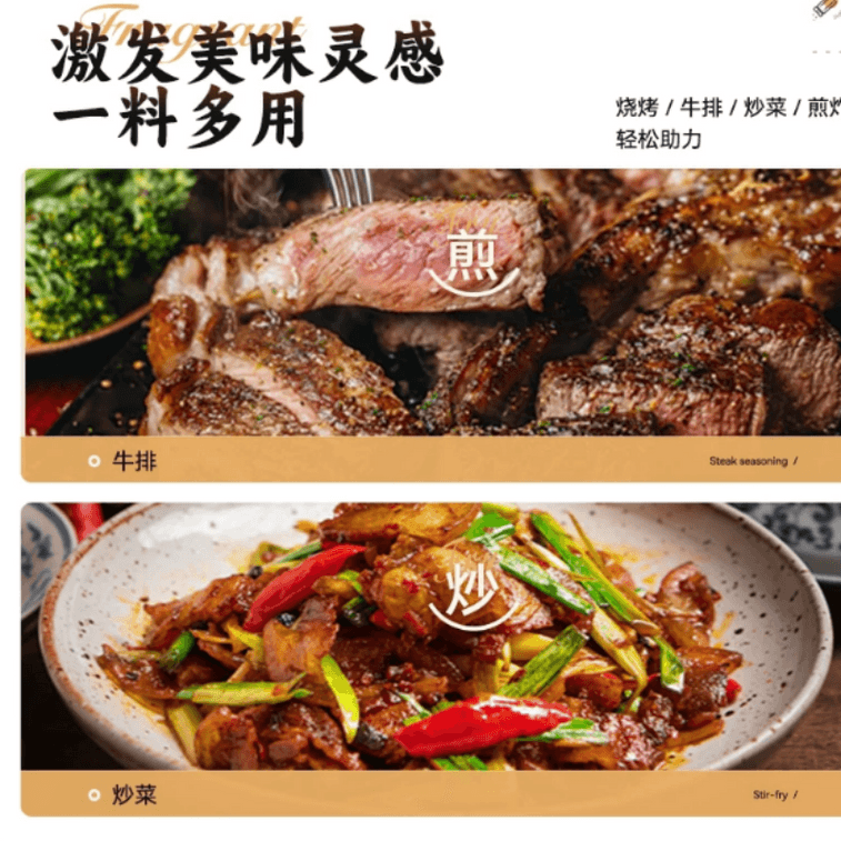 【中國直郵】 吉得利 【新品】正宗五香粉瓶裝家用調味料戶外燒烤調味料48g*1瓶 3
