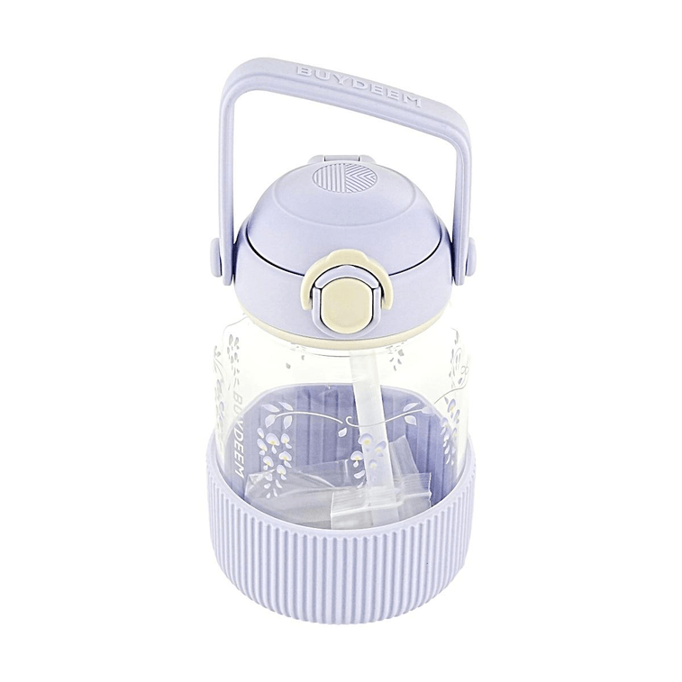BUYDEEM北鼎 吸管吨吨杯子 便携水杯 800ml 紫藤花 DG78  16