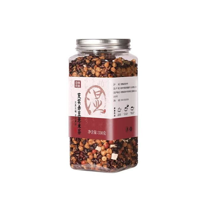 杏林优选 芡实赤小豆红豆薏米茶水 薏仁水 含茯苓 祛湿消肿减肥 330克