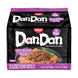 Dan Dan Spicy Sesame Noodles 4.58oz*5 packs 【Bold Tastes of Tokyo】【Rich Spicy Sesame Flavor】