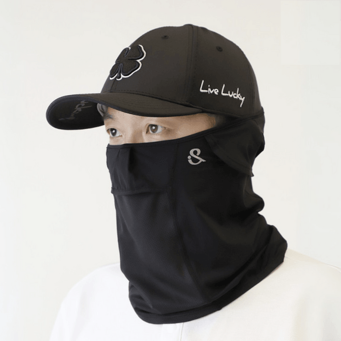 슬로플레이 퍼펙트 UV 프로텍션 페이스 커버 마스크 (블랙/대) 1개 (국내)