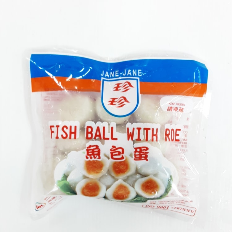 JANE-JANE FISH BALL WITH ROE 226.8g(8oz)