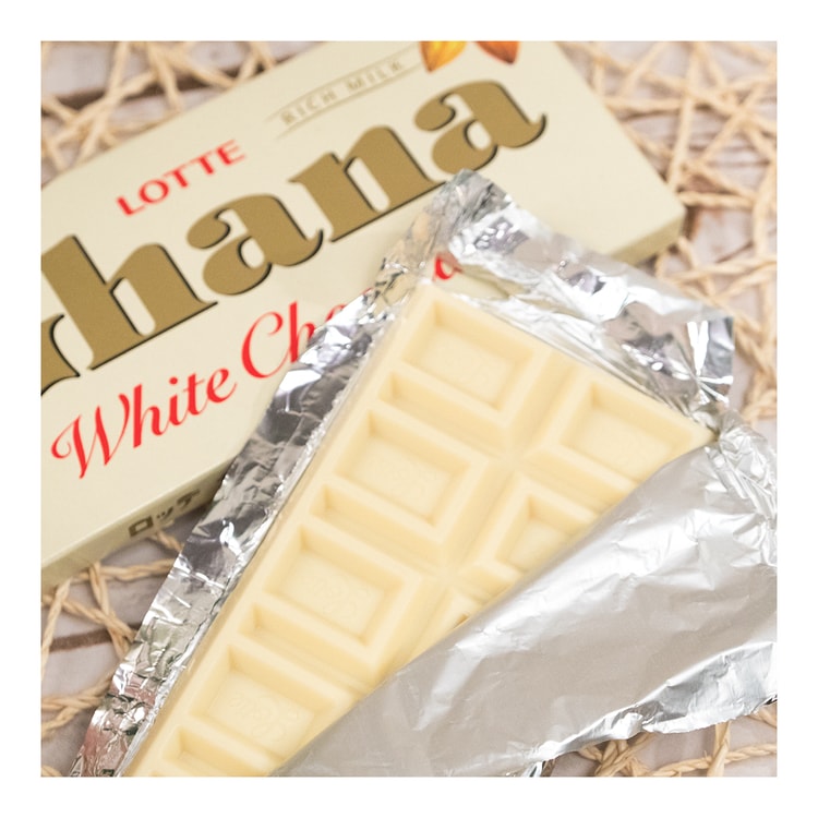 日本lotte乐天 ghana 特浓白巧克力 45g - 亚米网