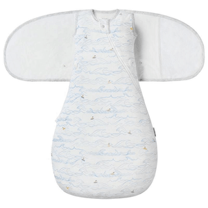 Nest Designs Baby 0.5 TOG Startle Stop Sleep Bag Organic Cotton - Surfs Up 0-6M