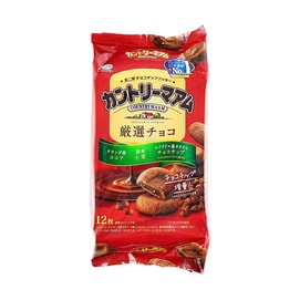 日本FUJIYA不二家 Country Ma'am 巧克力豆軟曲奇 巧克力口味 12枚 114g【17年連續銷量第一】