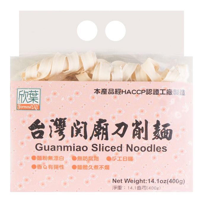 XIN YE Guanmiao Sliced Noodles 400g