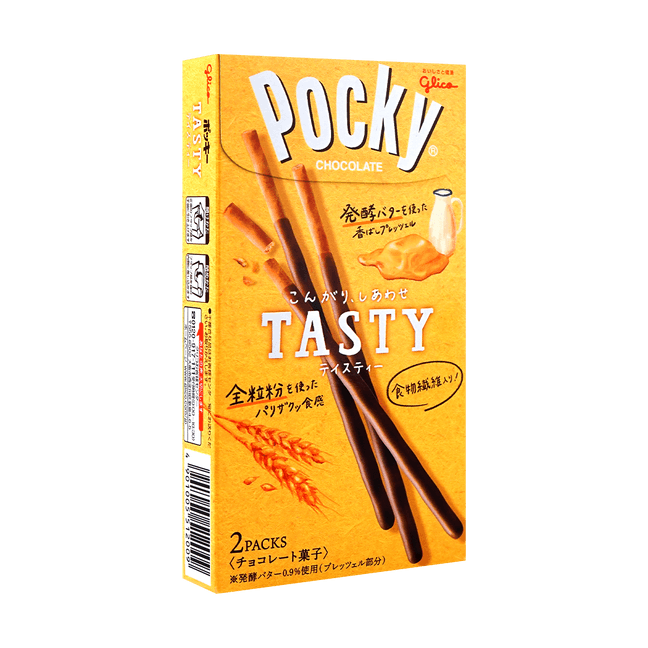 Japanese Pocky Buttery Chocolate Cookie Sticks, 2.64oz