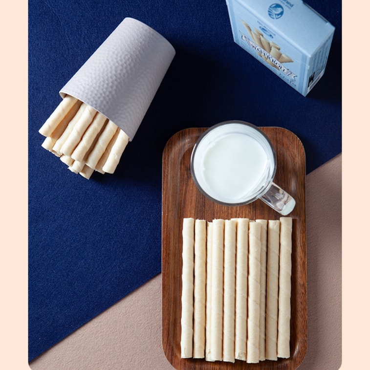 Vanilla & Chocolate Wafer Cookie Roll -115g*2 boxes Sandwich Cookie Cone Casual Indonesian Imported Snacks 5