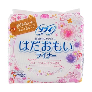 ソフィ パンティライナー フローラルムスク 14cm 72枚入り
