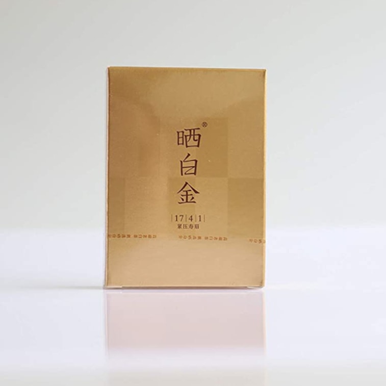 美國 品品香 福鼎白茶曬白金 MINI版緊壓壽眉1741 禮盒裝180克(30g*6盒) 3