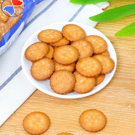 日本NOMURA野村 天日盐煎豆小圆饼 薄脆饼干 120g 【网红爆品 追剧零食】