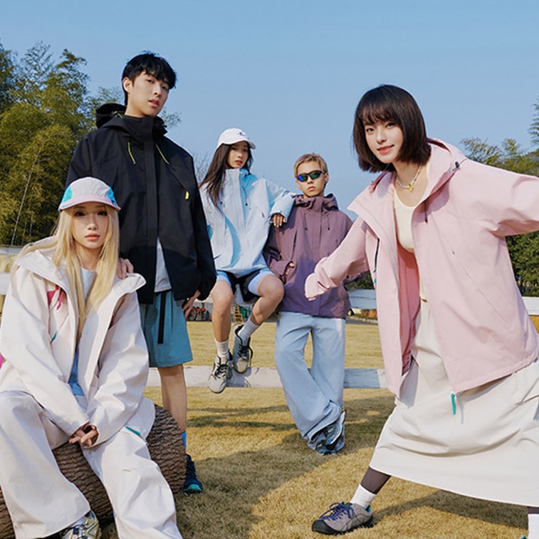 【中國直郵】 HSPM 健行登山連帽外套外套 保暖防風戶外外套男女款 黑色 XXL 1件 3