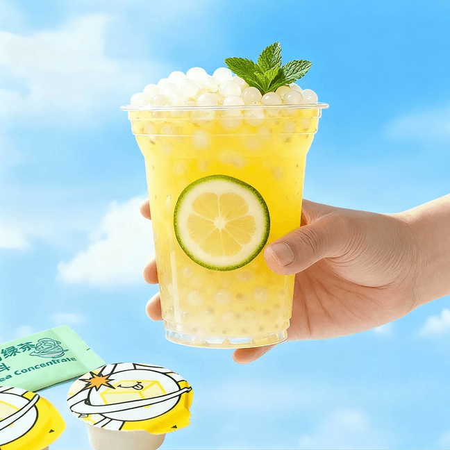 Water Chestnut Popping Boba 8.5 oz【Milk Tea Toppings/Dessert Drinks DIY】