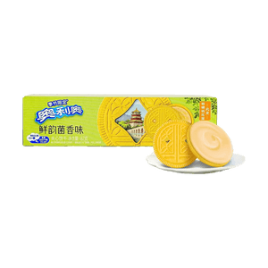 大陸版OREO奧利奧 鮮韻菌香味夾心餅乾 87g【春季限定口味】【醇香盈盈 輕鹹鮮美】【地理限定餅紋】