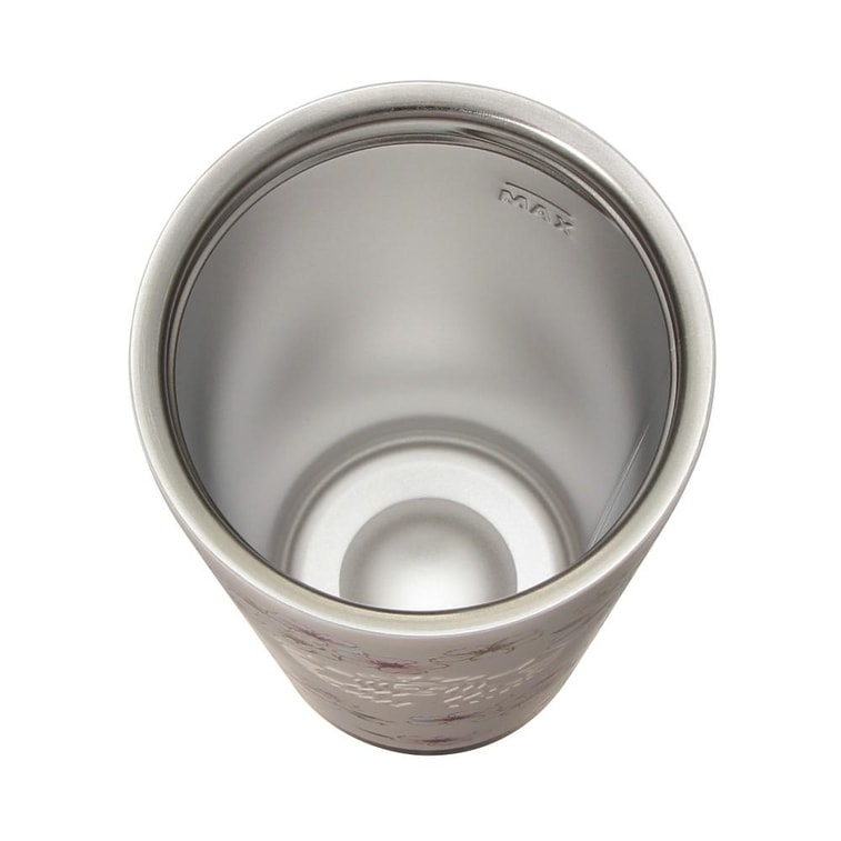 SAKURA2026 ステンレス製テイクアウトボトル、ピンクベージュ＆ゴールド 473ml 10