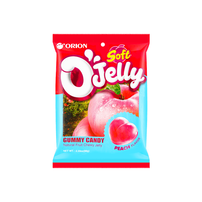 O'Jelly Peach Gummy Jelly  2.32oz
