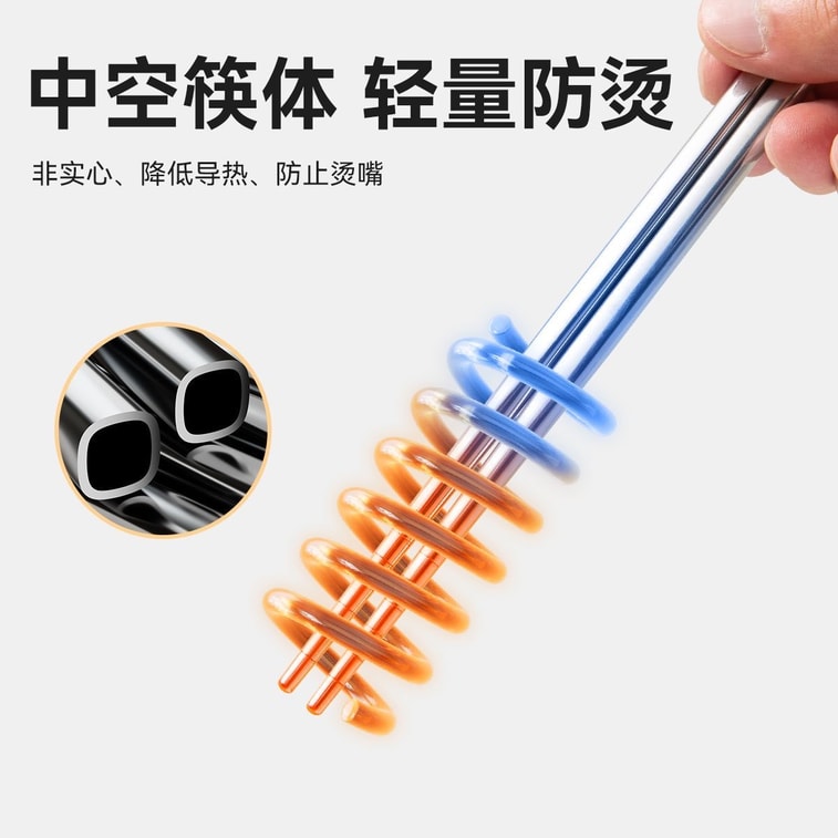 304 Stainless Steel Chopsticks Spoon Fork Set 3 Pieces With Portable Storage Box FBYQC 6