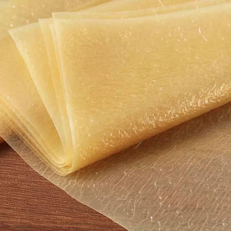 裕慶堂 蟬翼豆皮 200g【乾張 乾油豆腐皮 油豆皮】【可澇火鍋、炒菜、煮湯、煎炸】 3