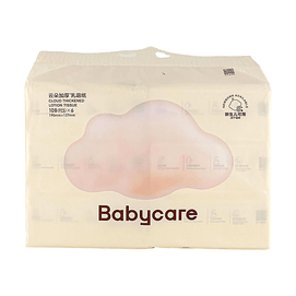 BC Babycare Cloud Soft Thickened Baby Lotion Tissues 108 sheets/pack × 6 packs/bag