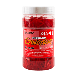 日本Welpac 红姜丝 340ml