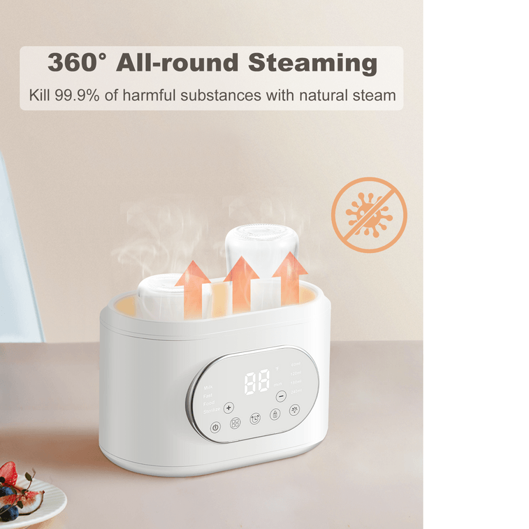 10-in-1 Fast Baby Bottle Warmer - Accurate Temp Control Thaw Steaming Hot Food Keep Warm And Night Light 4