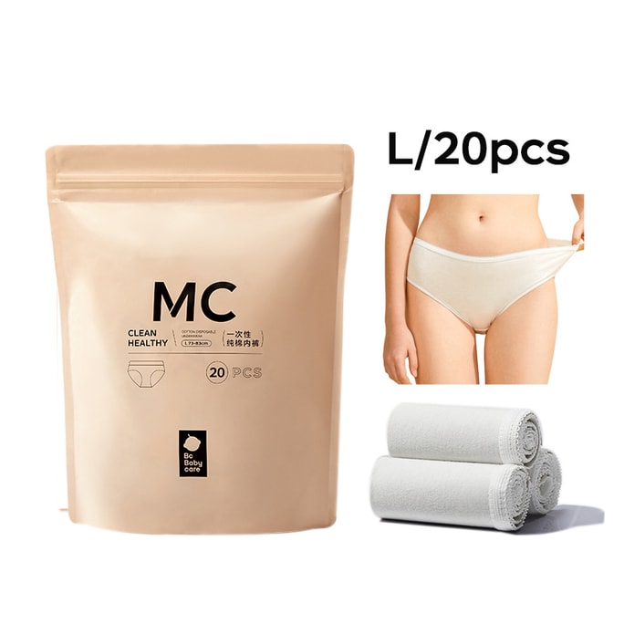 Disposable Panties 100% Cotton Pregnant Soft Underwear 20pcs Pack