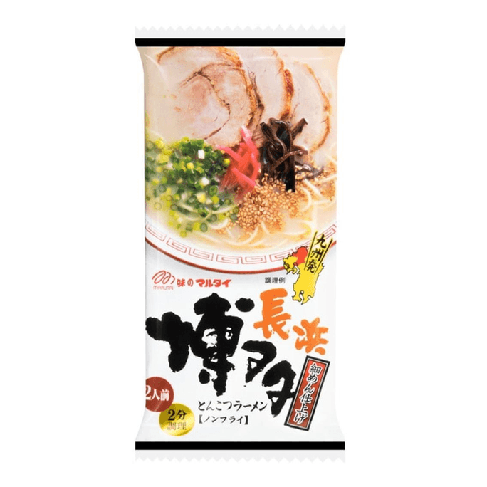 【日本直郵】 日本 MARUTAI 博多豚骨湯拉麵 2人份 185g