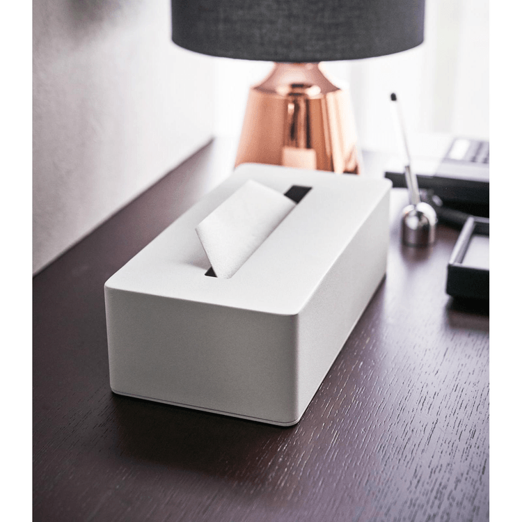 Tissue Case - Steel White 1 piece - Yami.com