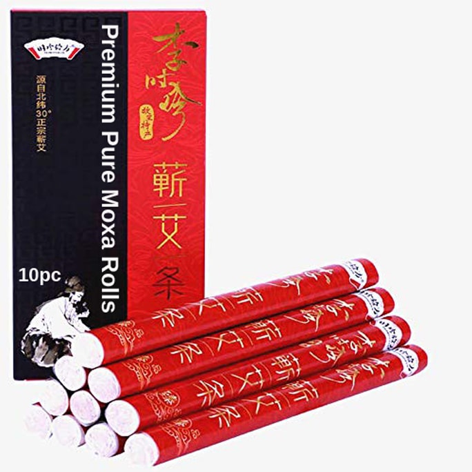 Best Artemisia argyi Ai For Moxa Moxibustion (Black & Red) 10Pc