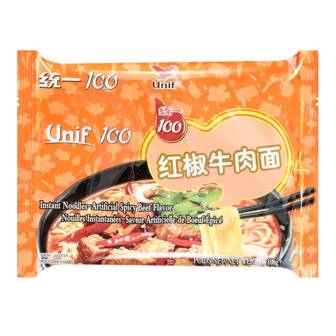 Instant Noodles Spicy Beef Flavor 108g