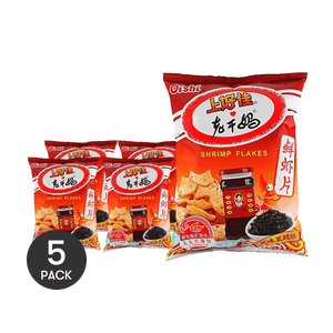 老干媽風味 黒豆エビチップス 2.12oz *5【5パック】【老干媽コラボ】【塩味とカリカリ】
