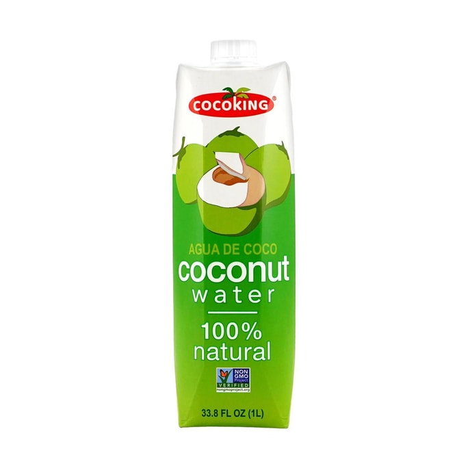 100% Coconut Water, 33.8 fl oz【0 White Sugar 0 Fat】