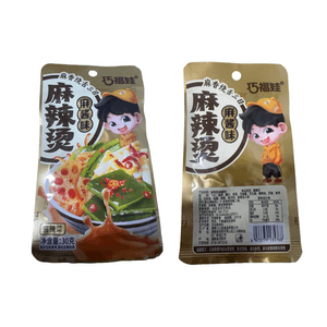 차오푸와 매운 훠궈 스낵, 매콤한 참깨 소스 맛, 죽순, 다시마, 연근 슬라이스, 건야채 함유, 채식주의자용 간편 매운 스낵, 참깨 소스 맛, 300g, 공식 신제품, 10개입